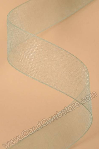 Organdy Ribbon Soft Mint Green