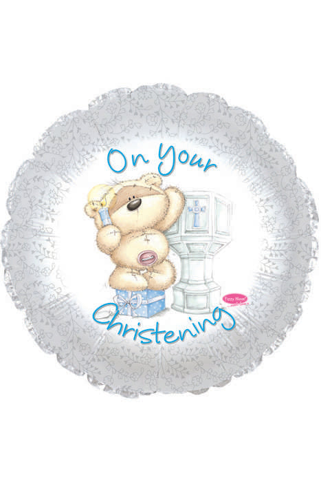 18" On Your Christening Boy Pkg/10