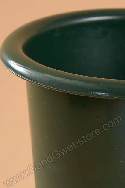 10.5" X 7" Plastic Stock Vase Green