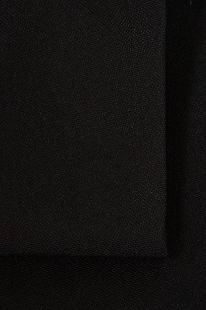 108" Round Polyester Table Cover Black