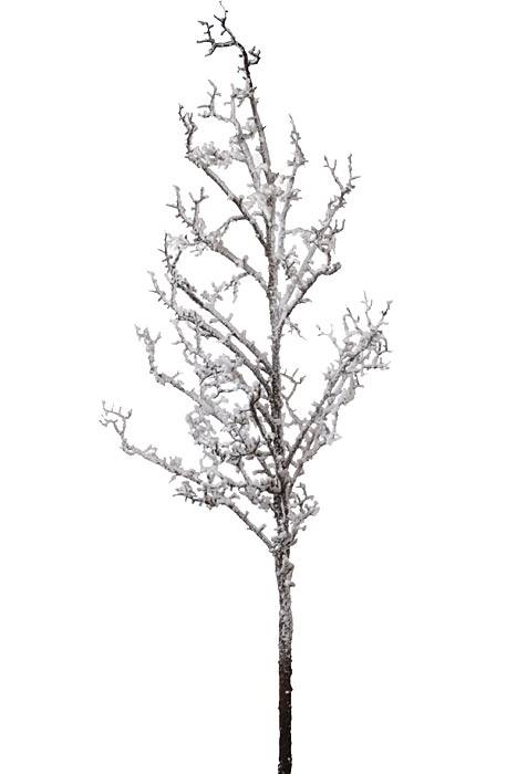 63" Snowed Twig Spray Brown/snow