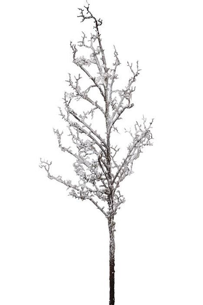 63" Snowed Twig Spray Brown/snow