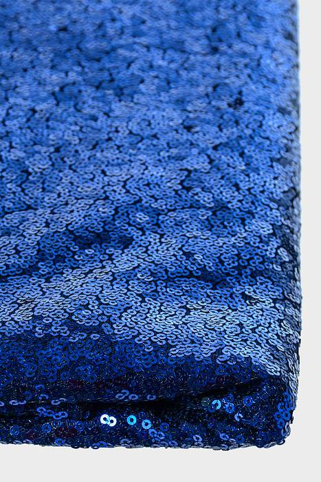 60&quot; X 5yds Sequin Netting Royal Blue