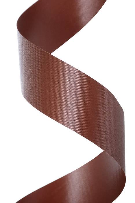 1-7/16 X 100yds Flora-satin Chocolate