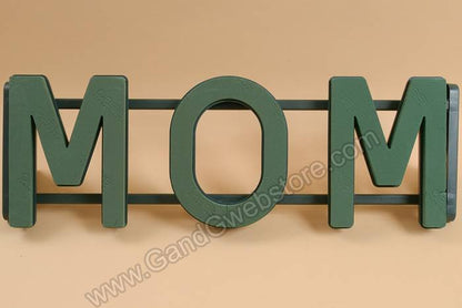11" X 31" Oasis Floral Frame Mom Green