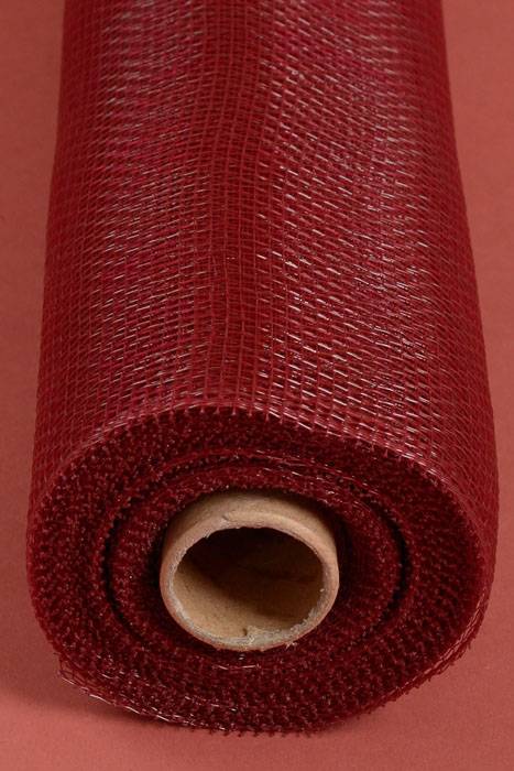 21" X 10yds Polyproplene Plastic Mesh Burgundy