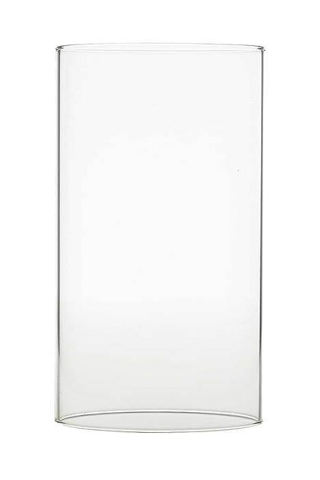 4" X 8" Glass Chimney (Open On Both Ends)