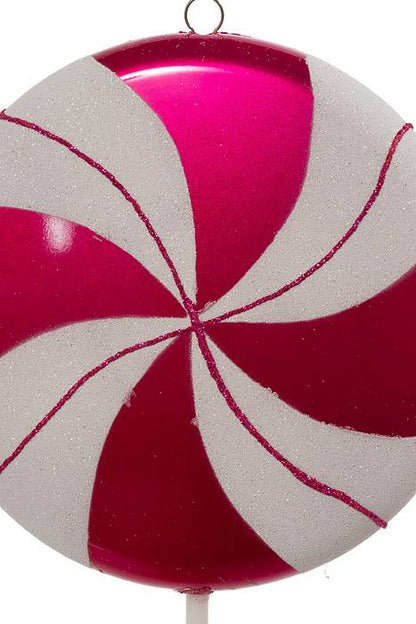 17" Lollipop Candy W/glitter Fuchsia