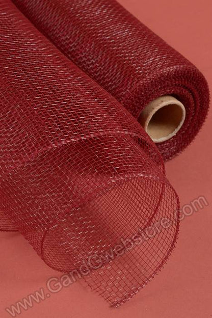 21" X 10yds Polyproplene Plastic Mesh Burgundy