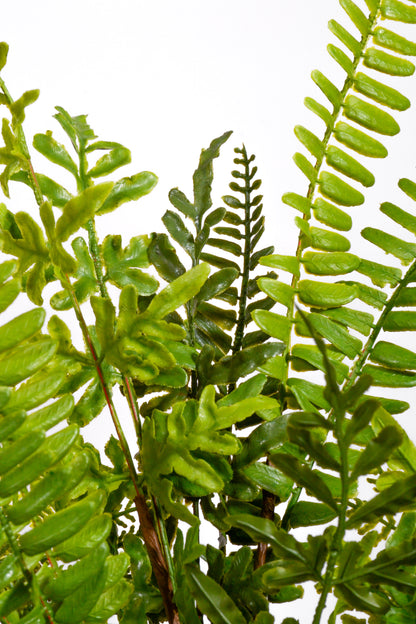 18" Mixed Real Touch Fern Green