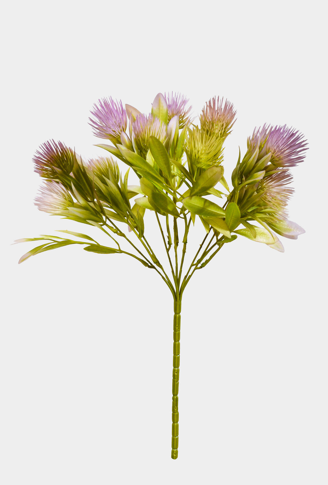 13.75" Artificial Thistle Bush Lavender