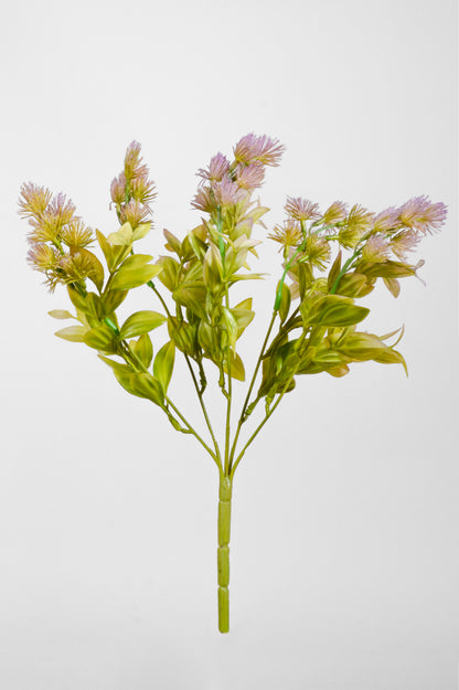 14" Artificial Alliums Bush Purple