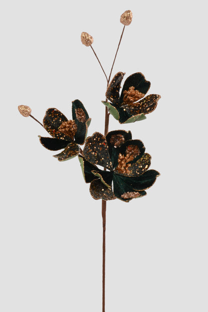 23.5" Saucer Magnolia Spray Green