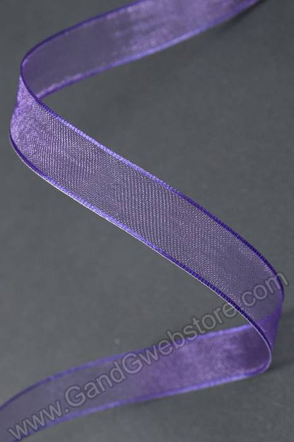 5/8" X 25yds Wired Encore Ribbon Purple