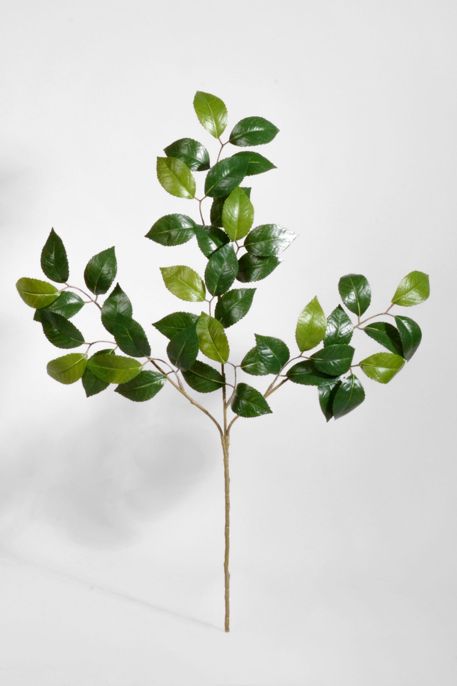 27" Artificial Camellia Spray Green/Two Tone