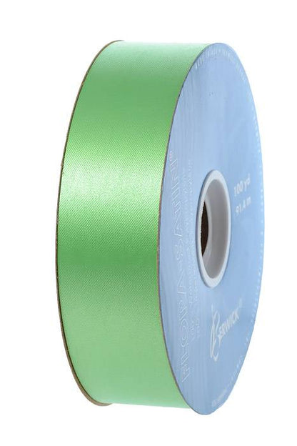1-7/16 X 100yds Flora-satin Mint Green