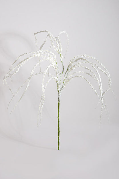 35" Artificial Amaranthus Hanging Spray White