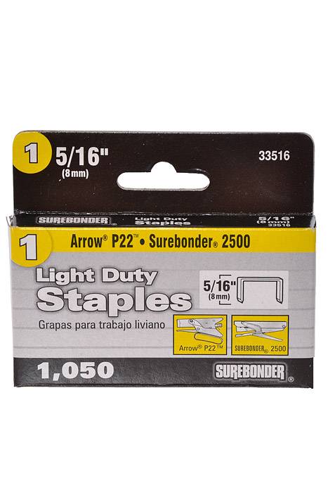 5/16"  Staples 