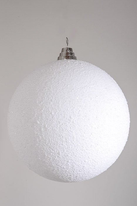 400Mm Snowball Ornament White