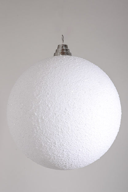 400Mm Snowball Ornament White