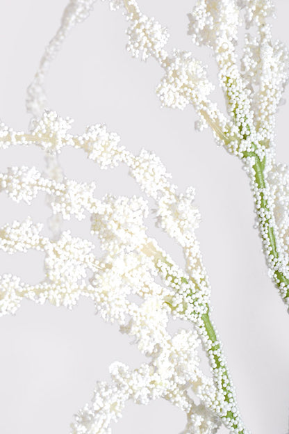 35" Artificial Amaranthus Hanging Spray White