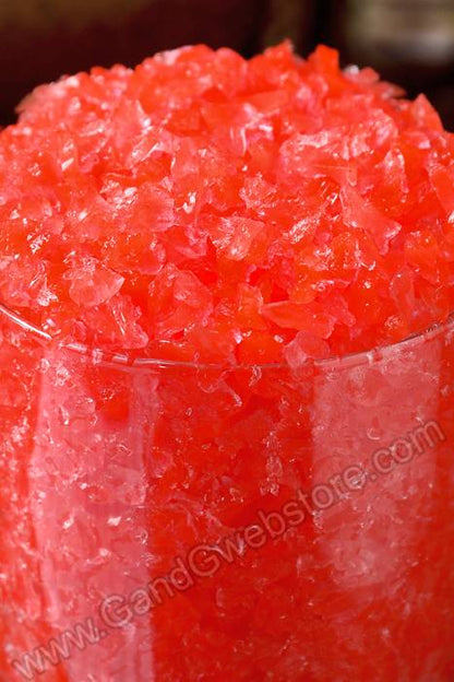 10oz Cracked Ice Crystal Gels In Bottle Red