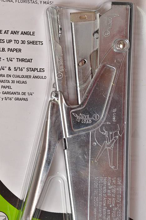 Hand Plier Stapler Silver
