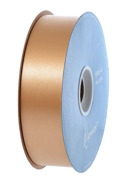 1-7/16 X 100yds Flora-satin Gold