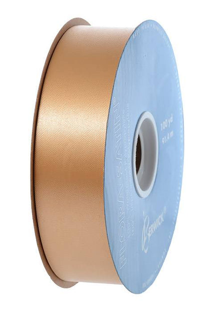 1-7/16 X 100yds Flora-satin Gold