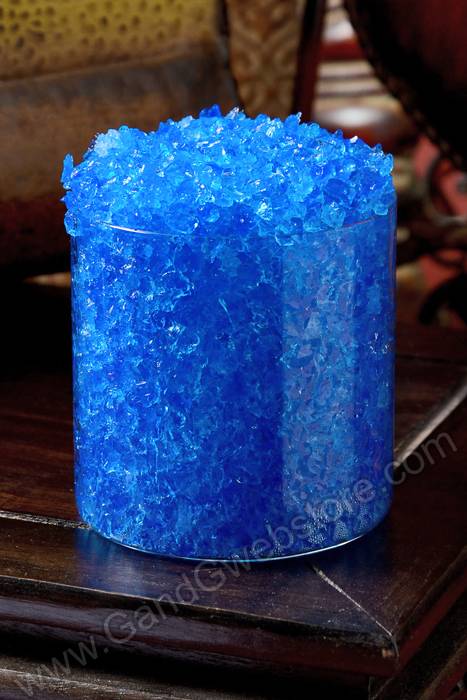 10oz Cracked Ice Crystal Gels In Bottle Blue