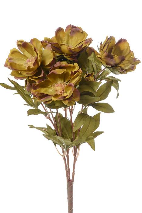 21" Silk Magnolia Bush Green