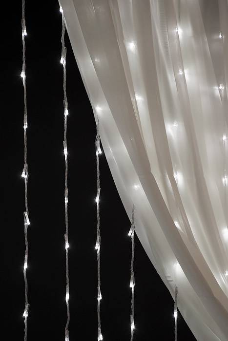 12ftx 8ft Led Backdrop Lights White (600 Led Lts)