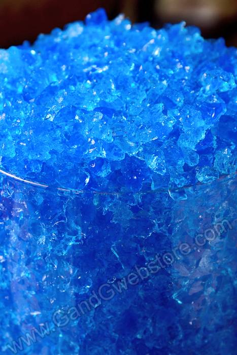 10oz Cracked Ice Crystal Gels In Bottle Blue