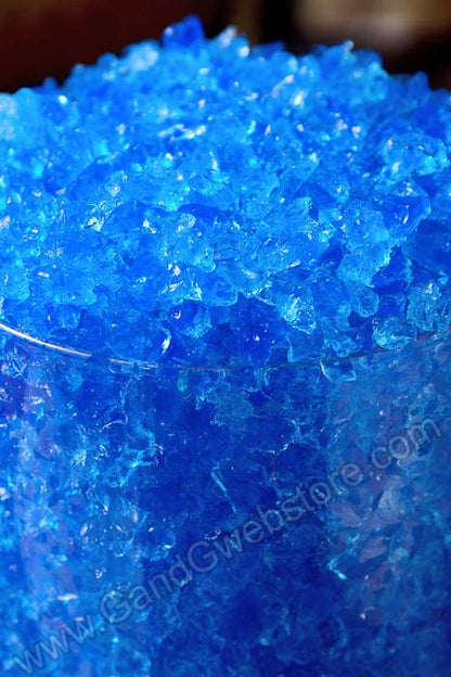 10oz Cracked Ice Crystal Gels In Bottle Blue