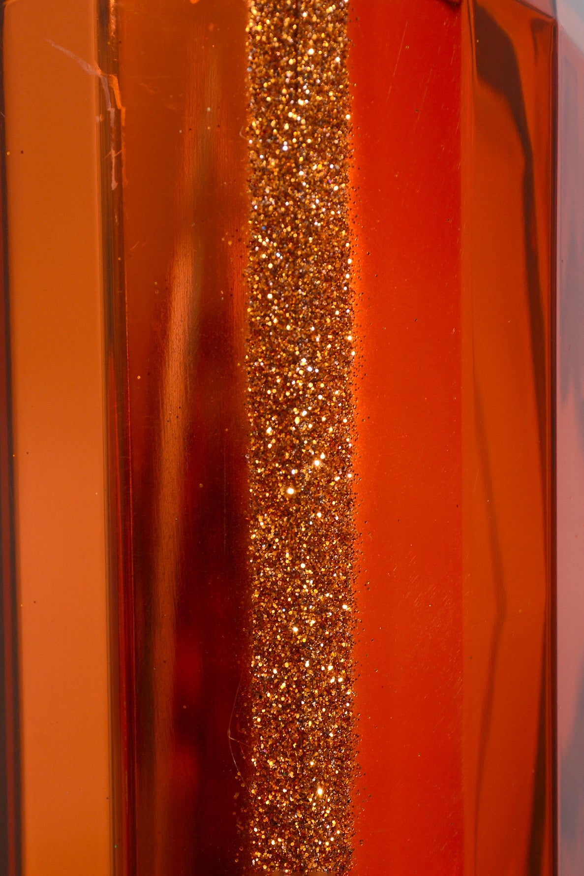 4.75" x 8" Rectangle Jewel Box Ornament W/Glitter Copper
