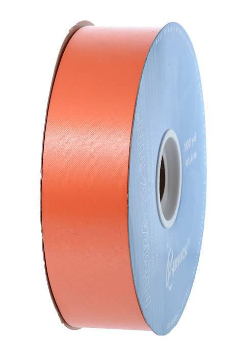 1-7/16 X 100yds Flora-satin Orange