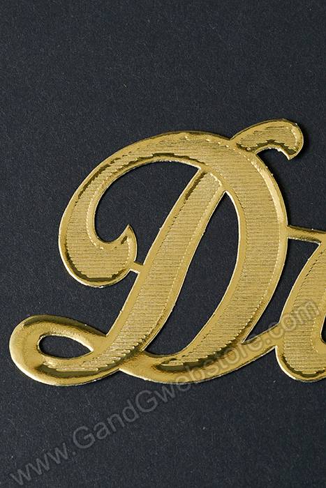 1.75" Large Paper "dear" Gold Pkg/10