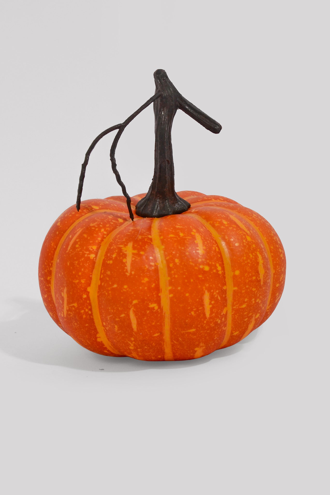 5" X 5" Artificial Pumpkin Orange