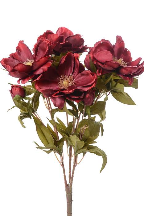 21" Silk Magnolia Bush Brick