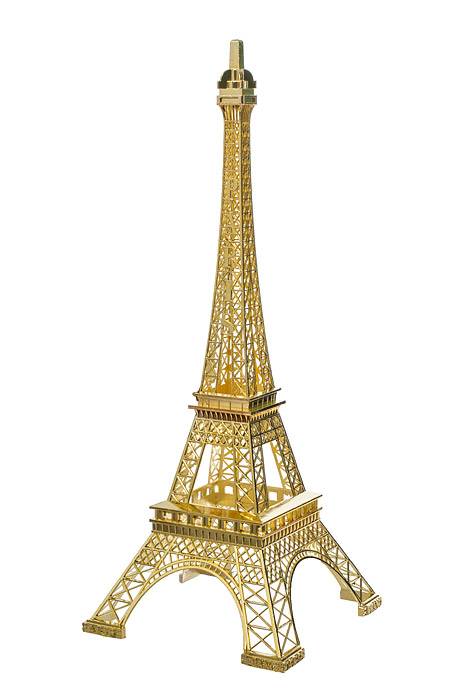19.25" Metal Eiffel Tower Gold