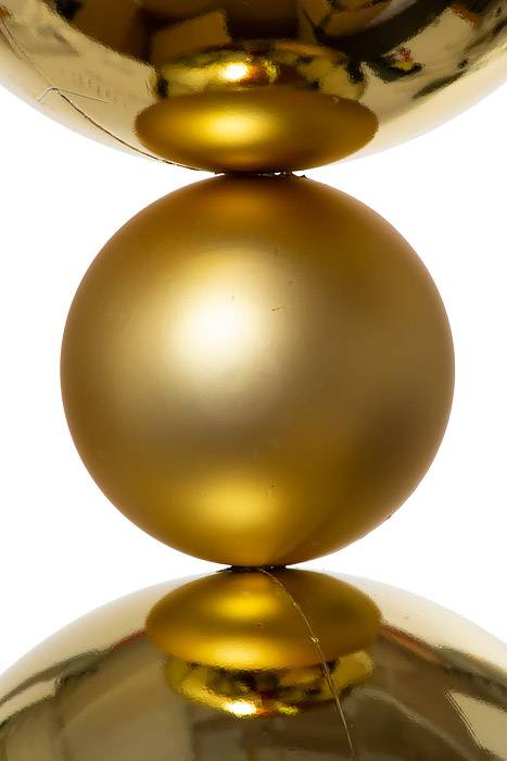 9ft Matte/shiny Ball Garland Gold