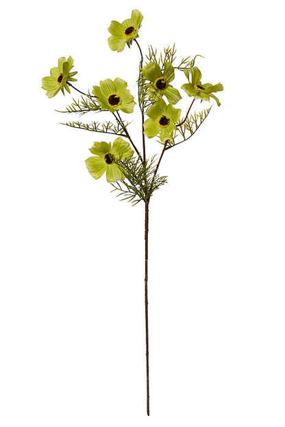 28" Silk Cosmos Spray Green