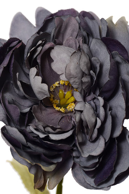 27.5" Silk Peony Spray Purple