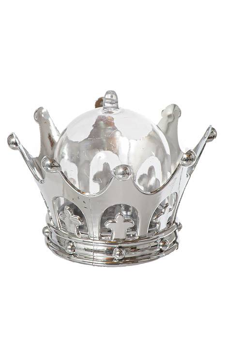 3.25"x 2.5" Crown Box Silver Pkg/12