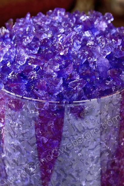 10oz Cracked Ice Crystal Gels In Bottle Purple