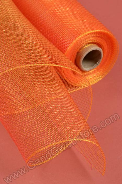 21" X 10yds Polyproplene Plastic Mesh Red/gold