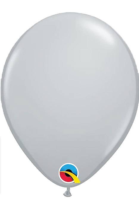 5" Fashion Latex Balloon Gray Pkg/100