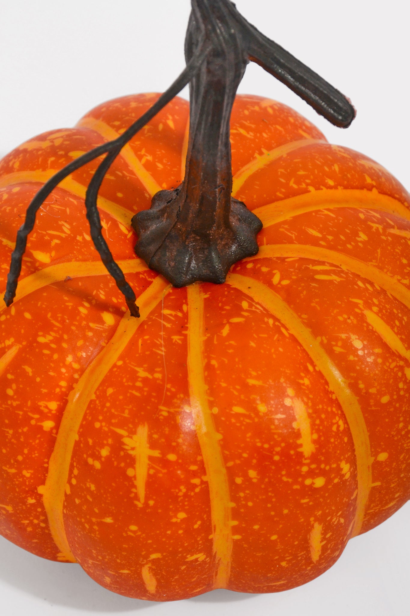 5" X 5" Artificial Pumpkin Orange