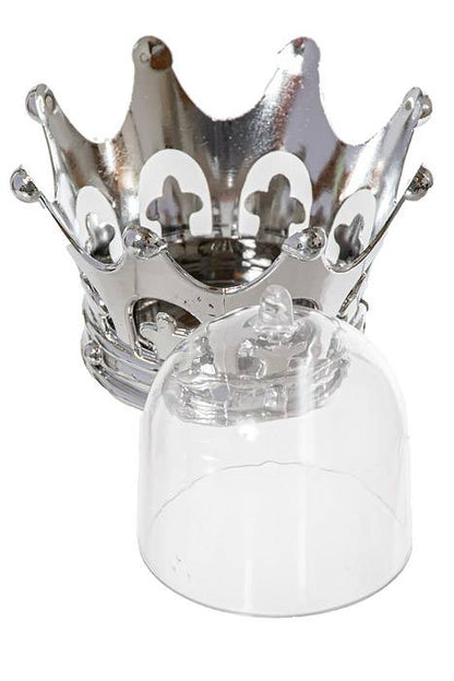 3.25"x 2.5" Crown Box Silver Pkg/12