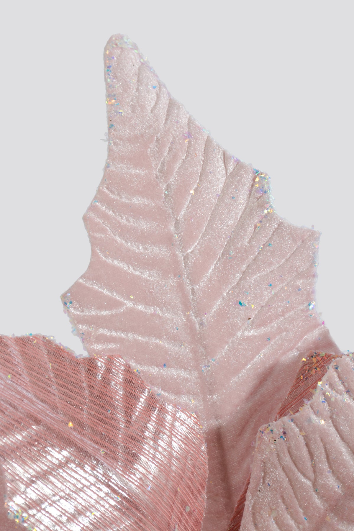 26" X 13" Poinsettia Stem Pink